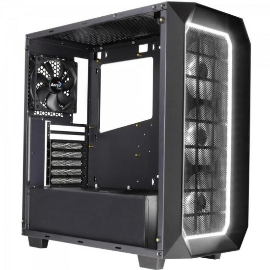 Gabinete Mid Tower com LED RGB P7-C0 PRO Preto AEROCOOL por 820,90 à vista no boleto/pix ou parcele em até 10x sem juros. Compre na loja Mundomax!