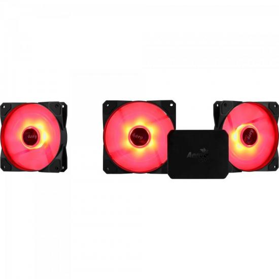 Cooler FAN Triplo RGB c/ Controlador P7-F12 PRO Preto AEROCOOL por 259,90 à vista no boleto/pix ou parcele em até 10x sem juros. Compre na loja Mundomax!