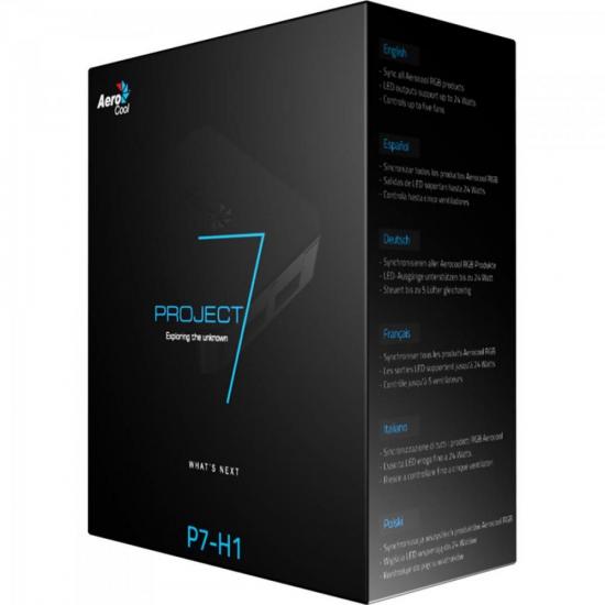 Controlador RGB P7-H1 Preto AEROCOOL por 120,90 à vista no boleto/pix ou parcele em até 4x sem juros. Compre na loja Mundomax!