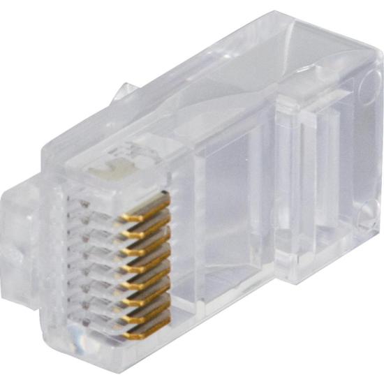 Conector Macho CAT6 RJ45 112 Fortrek FK 140E por 46,13 à vista no boleto/pix ou parcele em até 1x sem juros. Compre na loja Fortrek!