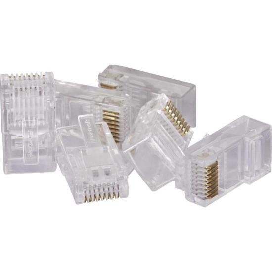 Conector Macho CAT6 RJ45 112 Fortrek FK 140E por 46,13 à vista no boleto/pix ou parcele em até 1x sem juros. Compre na loja Fortrek!