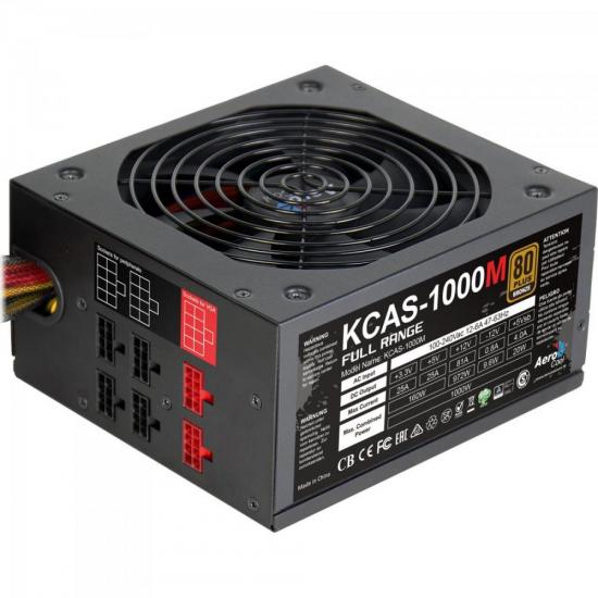 Fonte ATX KCAS 1000W Semi Modular Full Range 80 Plus Bronze PFC Ativo por 774,90 à vista no boleto/pix ou parcele em até 10x sem juros. Compre na loja Mundomax!