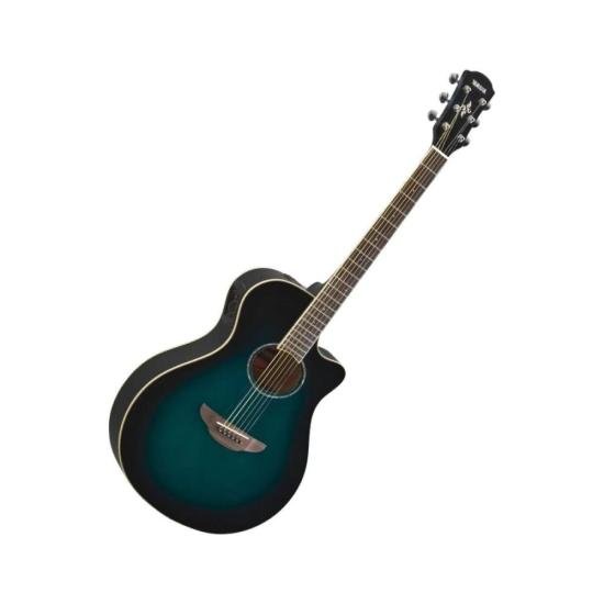 Violão Yamaha APX600 Eletroacústico Aço Oriental Blue Burst por 2.449,00 à vista no boleto/pix ou parcele em até 12x sem juros. Compre na loja Mundomax!