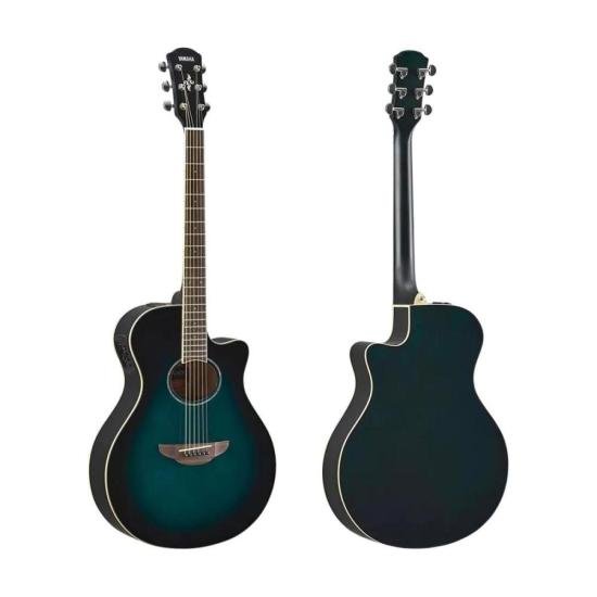 Violão Yamaha APX600 Eletroacústico Aço Oriental Blue Burst por 2.449,00 à vista no boleto/pix ou parcele em até 12x sem juros. Compre na loja Mundomax!