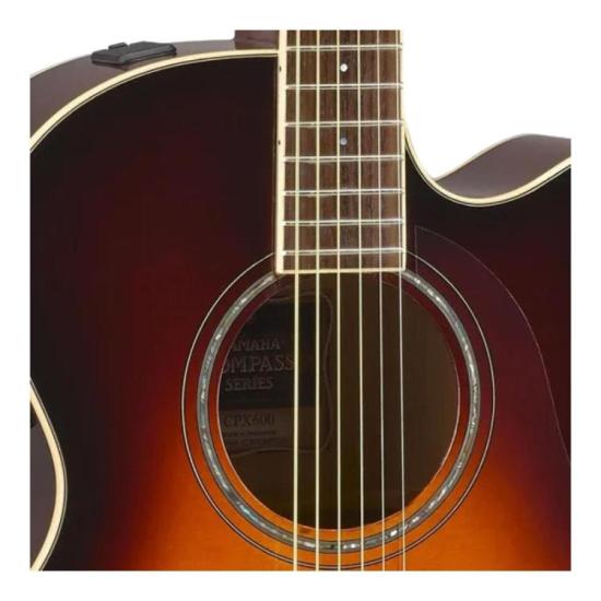 Violão Yamaha CPX600 Eletroacústico Aço Old Violin Sunburst por 2.999,00 à vista no boleto/pix ou parcele em até 12x sem juros. Compre na loja Mundomax!