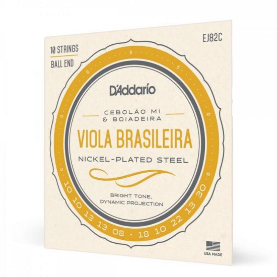 Encordoamento Para Viola Brasileira Cebolão MI/Boiadeira EJ82C D\