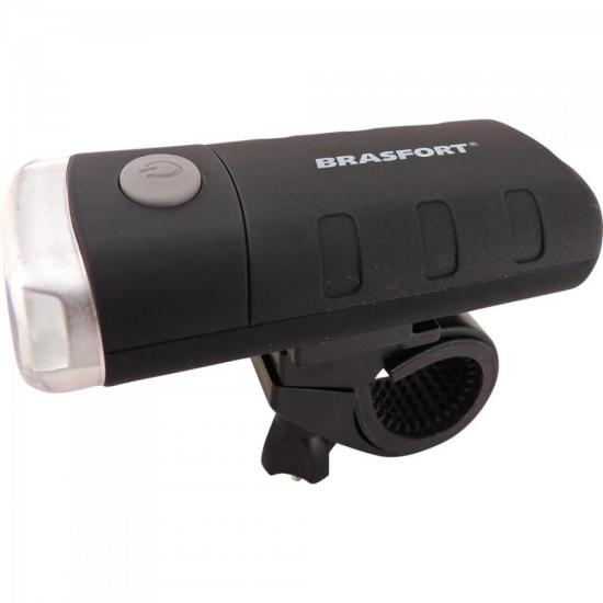 Lanterna Frontal LED Para Bike Preto Brasfort por 35,00 à vista no boleto/pix ou parcele em até 1x sem juros. Compre na loja Mundomax!