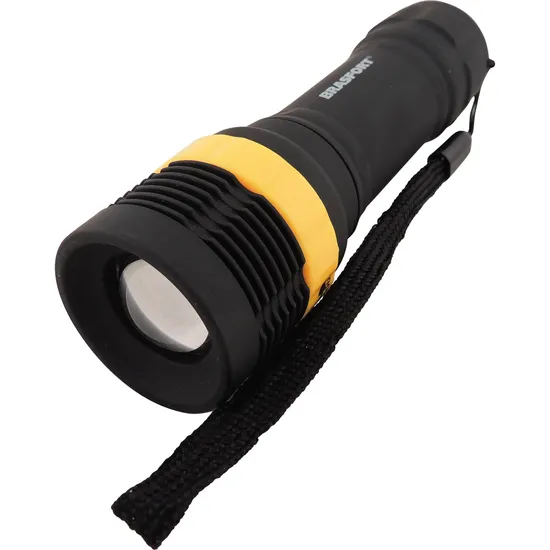 Lanterna LED Mini ABS C/ Zoom Preto BRASFORT (64932)