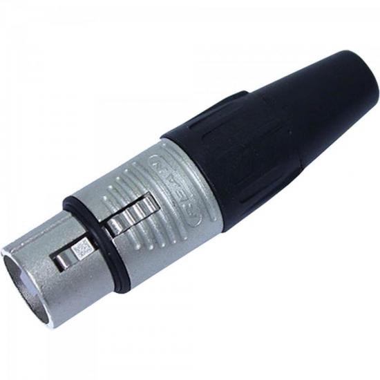 Conector XLR Fêmea RC3F/20 Niquel REAN por 15,90 à vista no boleto/pix ou parcele em até 1x sem juros. Compre na loja Mundomax!
