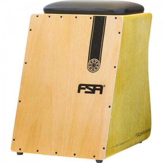 Cajon Eletroacústico Inclinado Comfort FCA4500 Natural FSA por 738,90 à vista no boleto/pix ou parcele em até 10x sem juros. Compre na loja Mundomax!