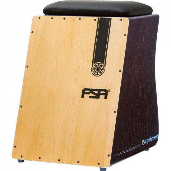 Cajon Eletroacústico Inclinado Comfort FCA4505 Tabaco FSA por 738,90 à vista no boleto/pix ou parcele em até 10x sem juros. Compre na loja Mundomax!