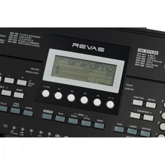 Teclado REVAS KB 330 Preto por 1.329,00 à vista no boleto/pix ou parcele em até 12x sem juros. Compre na loja Mundomax!