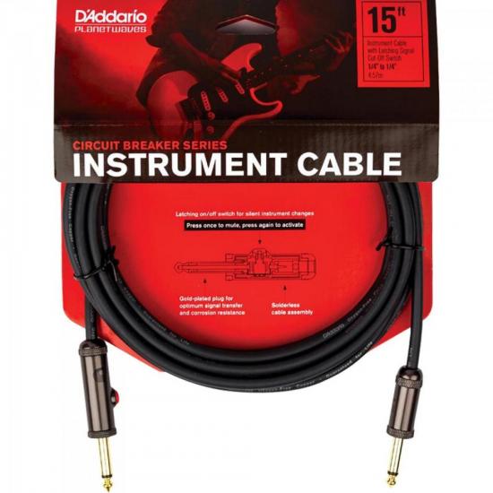 Cabo p/ Instrumentos PWAGL15 4,57m Preto PLANET WAVES por 0,00 à vista no boleto/pix ou parcele em até 1x sem juros. Compre na loja Mundomax!