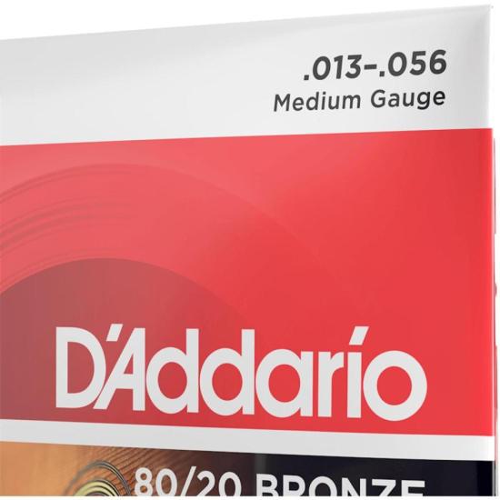 Encordoamento Violão Aço .013-.056 80/20 Bronze EJ12 D\