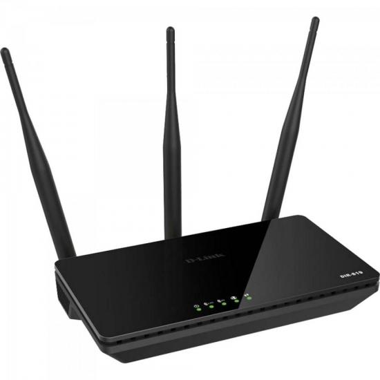 Roteador Wireless 750Mbps Dual Band DIR-819 Preto DLINK por 189,99 à vista no boleto/pix ou parcele em até 7x sem juros. Compre na loja Mundomax!