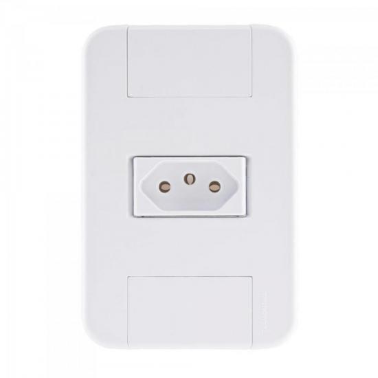 Tomada Simples 4x2 2P+T 20A 250V Tablet Branco TRAMONTINA por 0,00 à vista no boleto/pix ou parcele em até 1x sem juros. Compre na loja Mundomax!