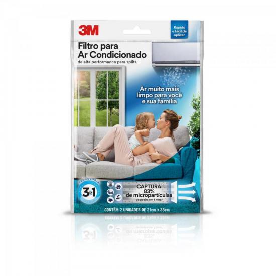 Filtro p/ Ar Condicionado SPLIT Branco 3M por 0,00 à vista no boleto/pix ou parcele em até 1x sem juros. Compre na loja Mundomax!