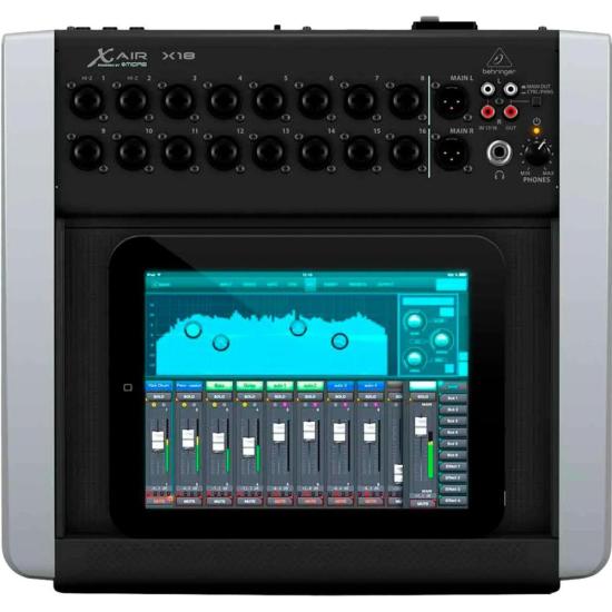 Mesa de Som 18 Canais Digital X18 Preto BEHRINGER por 9.086,90 à vista no boleto/pix ou parcele em até 12x sem juros. Compre na loja Mundomax!