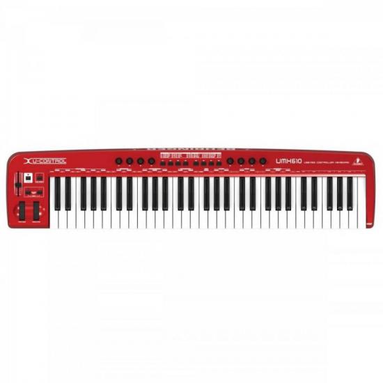 Controlador BEHRINGER Midi USB UMX610 Vermelho por 0,00 à vista no boleto/pix ou parcele em até 1x sem juros. Compre na loja Mundomax!