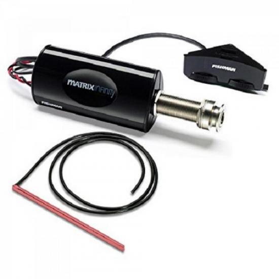 Captador p/Violão PRO-MAT-INF Preto MATRIX por 0,00 à vista no boleto/pix ou parcele em até 1x sem juros. Compre na loja Mundomax!