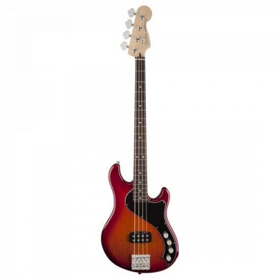 Contrabaixo FENDER DELUXE ACTIVE DIMENSION BASS IV RW Aged Cherry Burst por 0,00 à vista no boleto/pix ou parcele em até 1x sem juros. Compre na loja Mundomax!