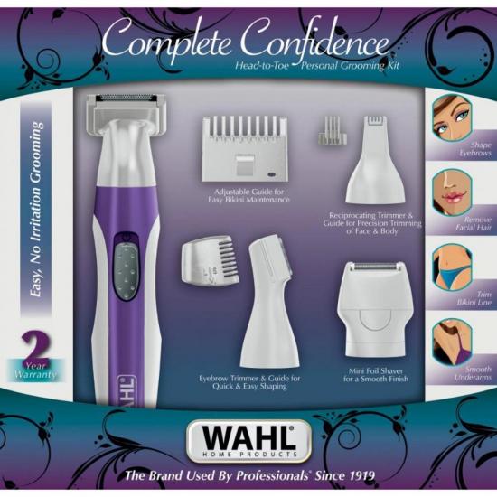 Aparador de Pelos Complete Confidence WAHL por 115,99 à vista no boleto/pix ou parcele em até 4x sem juros. Compre na loja Mundomax!