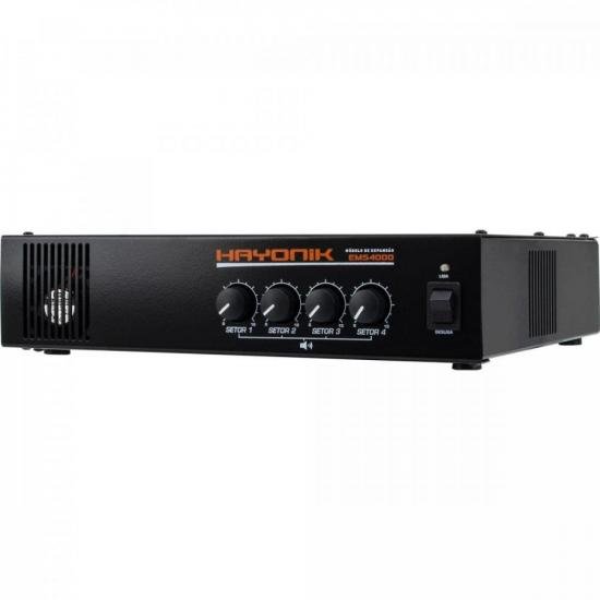 Módulo De Expansão Amplificado Hayonik EMS4000 400W RMS por 923,99 à vista no boleto/pix ou parcele em até 10x sem juros. Compre na loja Mundomax!