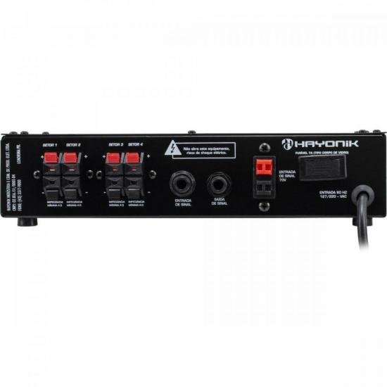 Módulo De Expansão Amplificado Hayonik EMS4000 400W RMS por 923,99 à vista no boleto/pix ou parcele em até 10x sem juros. Compre na loja Mundomax!