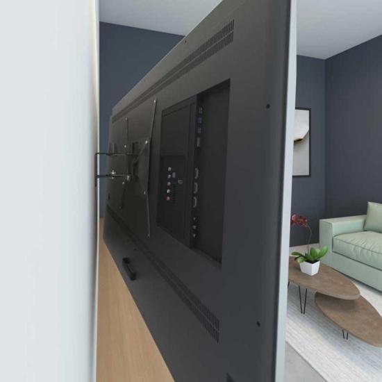 Suporte Articulado Para TV 14\"-56\" Preto STPA600 Multivisão por 80,00 à vista no boleto/pix ou parcele em até 3x sem juros. Compre na loja Mundomax!