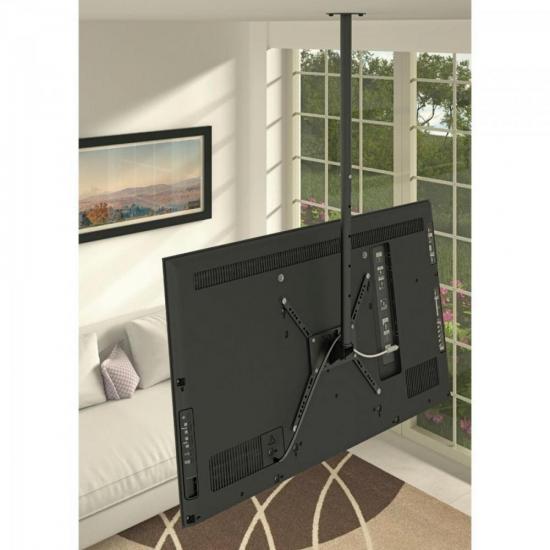 Suporte de Teto Para TV SKY100 19\"-56\" Preto Multivisão por 147,00 à vista no boleto/pix ou parcele em até 5x sem juros. Compre na loja Mundomax!