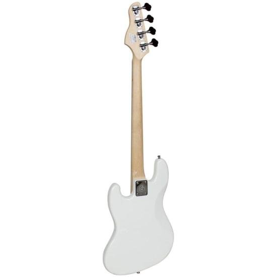 Contrabaixo Giannini GB-100 Jazz Bass Elétrico Passivo Branco/Turtle por 1.079,00 à vista no boleto/pix ou parcele em até 12x sem juros. Compre na loja Mundomax!