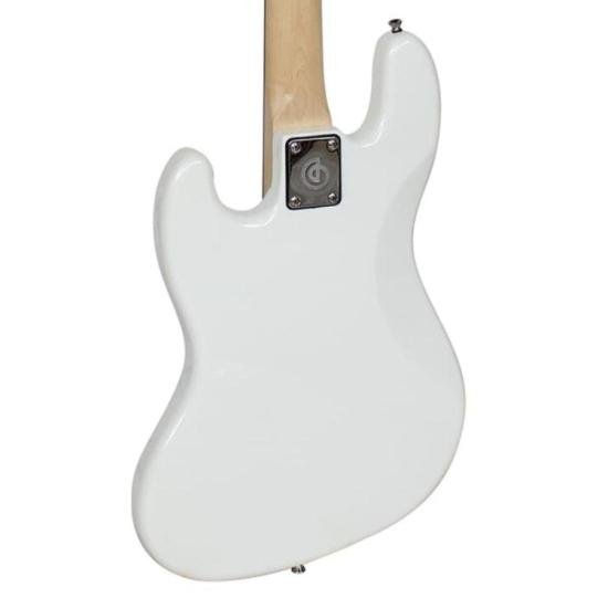 Contrabaixo Giannini GB-100 Jazz Bass Elétrico Passivo Branco/Turtle por 999,00 à vista no boleto/pix ou parcele em até 10x sem juros. Compre na loja Mundomax!
