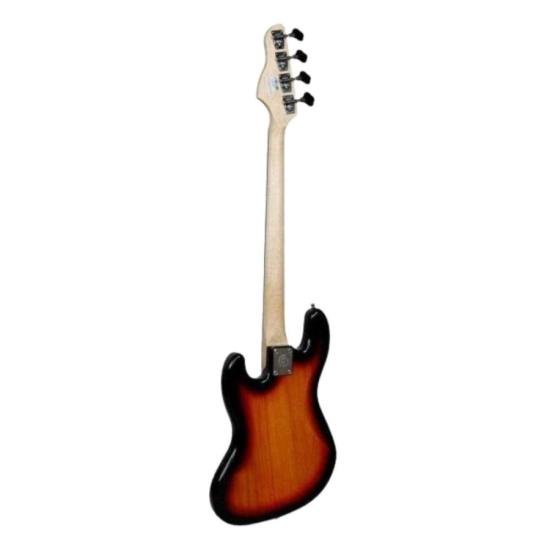 Contrabaixo Giannini GB-100 Jazz Bass Elétrico Passivo Sunburst/Turtle por 1.050,00 à vista no boleto/pix ou parcele em até 12x sem juros. Compre na loja Mundomax!