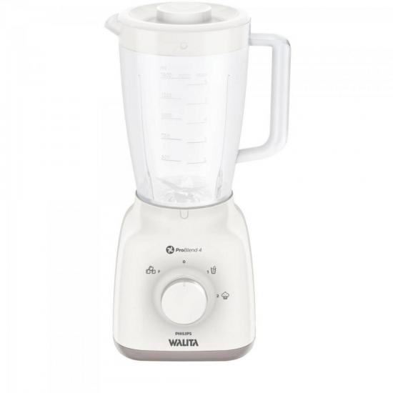 Liquidificador Daily 127V RI2004/01 Branco/ Cinza PHILIPS WALITA por 0,00 à vista no boleto/pix ou parcele em até 1x sem juros. Compre na loja Mundomax!