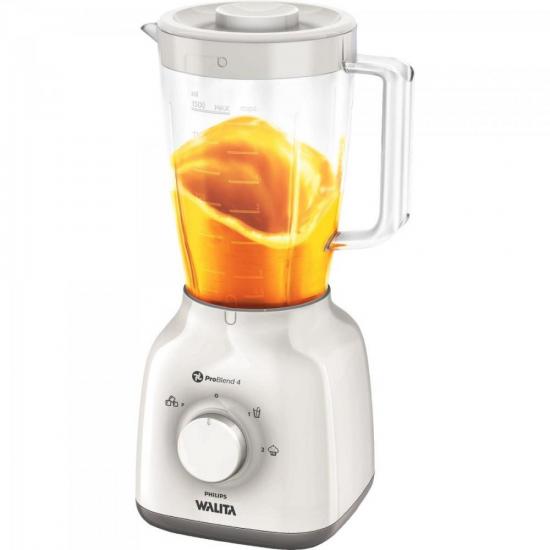 Liquidificador Daily Problend 220V Branco/ Cinza PHILIPS WALITA por 0,00 à vista no boleto/pix ou parcele em até 1x sem juros. Compre na loja Mundomax!