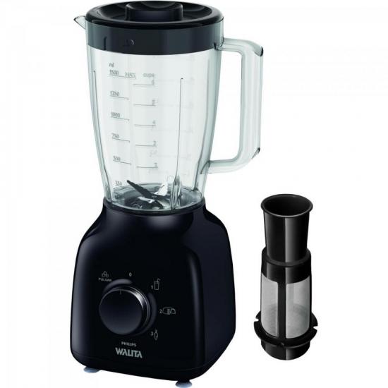 Liquidificador Daily Problend 220V RI2106/92 Preto PHILIPS WALITA por 0,00 à vista no boleto/pix ou parcele em até 1x sem juros. Compre na loja Mundomax!