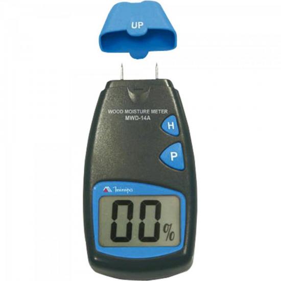Medidor de Umidade de Madeira MWD-14A Preto/ Azul MINIPA por 0,00 à vista no boleto/pix ou parcele em até 1x sem juros. Compre na loja Mundomax!