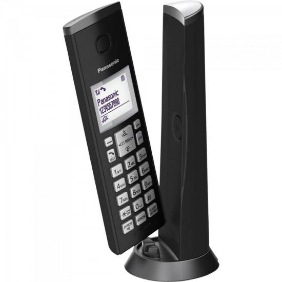 Telefone S/ Fio KXTGK210LBB Preto PANASONIC por 0,00 à vista no boleto/pix ou parcele em até 1x sem juros. Compre na loja Mundomax!
