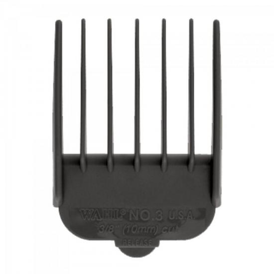 Pente Altura Nº03 10,0MM p/ Máquina de Corte WAHL por 0,00 à vista no boleto/pix ou parcele em até 1x sem juros. Compre na loja Mundomax!