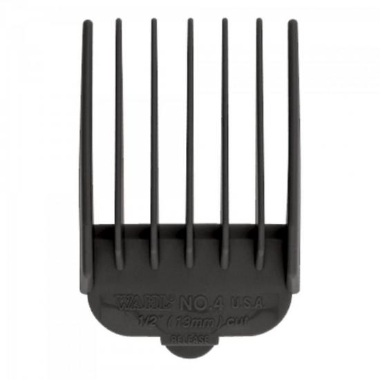 Pente Altura Nº04 13,0MM p/ Máquina de Corte WAHL por 0,00 à vista no boleto/pix ou parcele em até 1x sem juros. Compre na loja Mundomax!