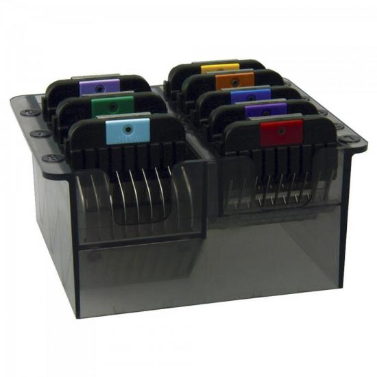 KIT Pentes Adaptadores p/ Corte PET com 8 Peças Alumínio KM2/MAX45 WAHL por 0,00 à vista no boleto/pix ou parcele em até 1x sem juros. Compre na loja Mundomax!