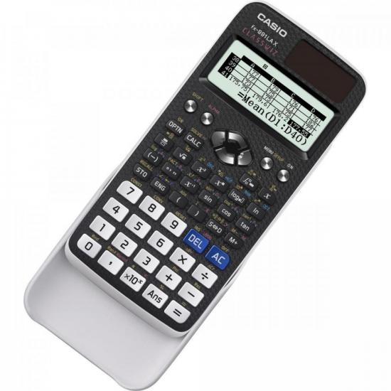 Calculadora Científica 552 Funções FX-991LAX Preta/Branca CASIO por 224,90 à vista no boleto/pix ou parcele em até 8x sem juros. Compre na loja Mundomax!