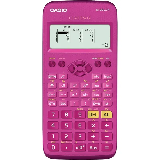 Calculadora Científica FX82LAX Rosa CASIO por 0,00 à vista no boleto/pix ou parcele em até 1x sem juros. Compre na loja Mundomax!