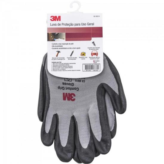Luva de Uso Geral 8,5MM Cinza 3M por 0,00 à vista no boleto/pix ou parcele em até 1x sem juros. Compre na loja Mundomax!