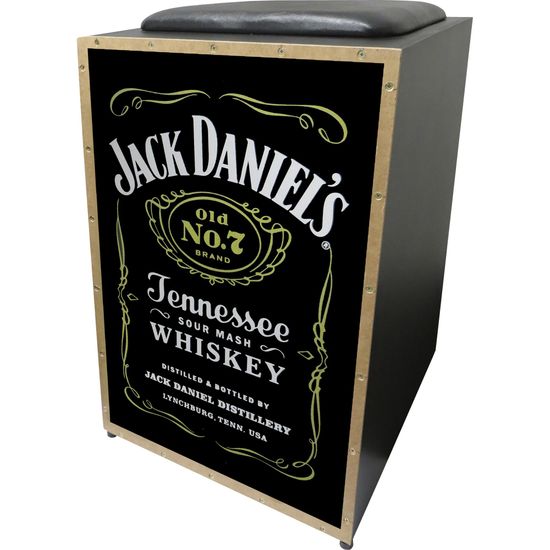 Cajon Acústico Inclinado Profissional K2 COR-008 Jack Daniels JAGUAR por 177,90 à vista no boleto/pix ou parcele em até 7x sem juros. Compre na loja Mundomax!