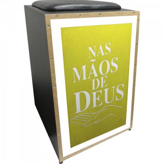 Cajon Acústico Inclinado Profissional K2 COR-010 Mãos De Deus JAGUAR (65619)