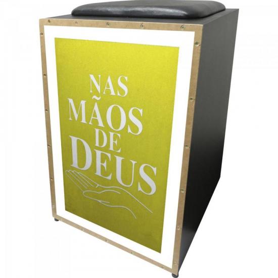 Cajon Acústico Inclinado Profissional K2 COR-010 Mãos De Deus JAGUAR por 156,90 à vista no boleto/pix ou parcele em até 6x sem juros. Compre na loja Mundomax!