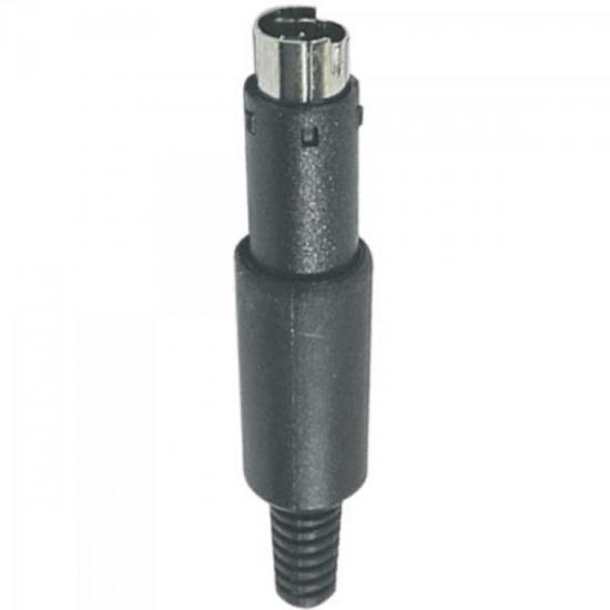 Plug Mini Din Macho 6 Pinos 81414 Preto GENÉRICO por 0,00 à vista no boleto/pix ou parcele em até 1x sem juros. Compre na loja Mundomax!