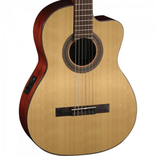 Violão Eletroacústico Cort Cec1 Ac 120Ce Nylon Natural Open Pore por 1.599,90 à vista no boleto/pix ou parcele em até 12x sem juros. Compre na loja Mundomax!