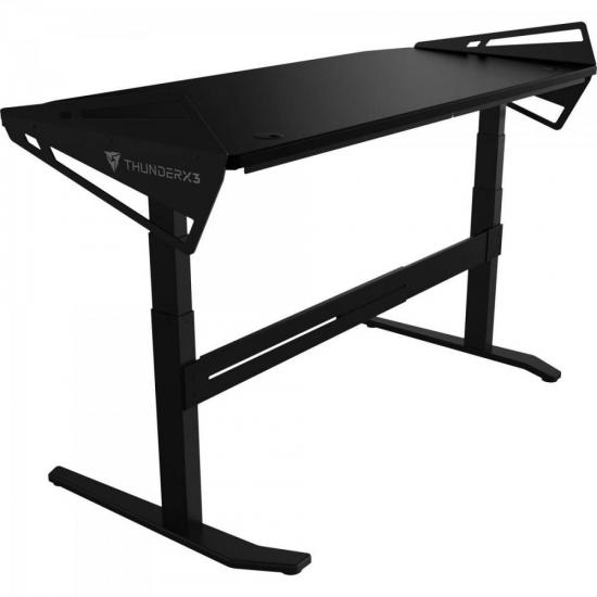 Mesa Gamer Automatizada HEX 160CM AD7 L Preto THUNDERX3 - Mundomax